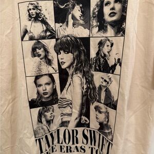 Taylor Swift Graphic Cream Women's Top (authentic official tour merch)